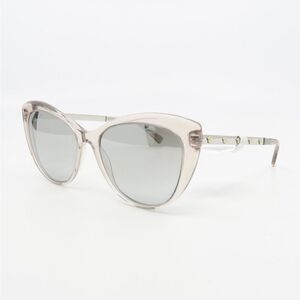 Versace MOD 4348 5270/6V Translucent Grey/Grey Gradient Sunglasses/Case NWT $342